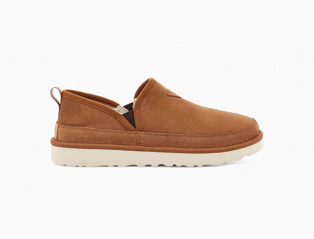 UGG Romeo Corduroy Mens Slippers Chestnut/ Brown - AU 315FY